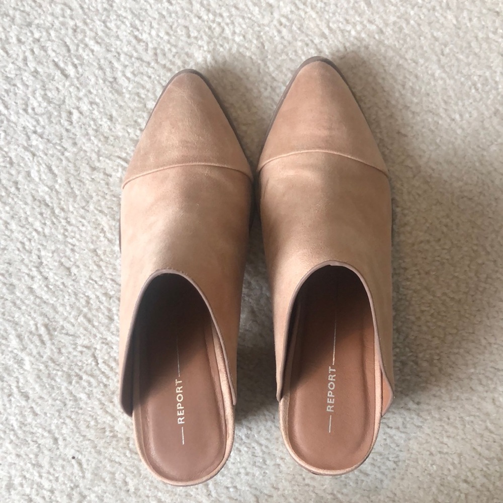 Report faux suede ‘Tisha’ clog/slide